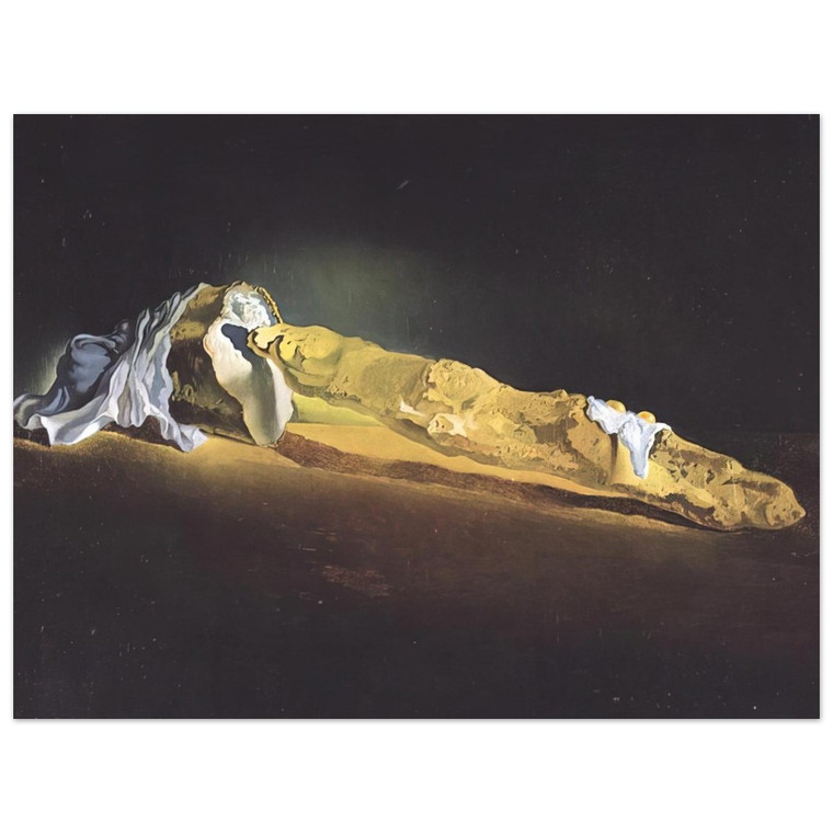 Salvador Dali  ORDINARY FRENCH LOAF WITH TWO FRIED EGGS Aluminum Print