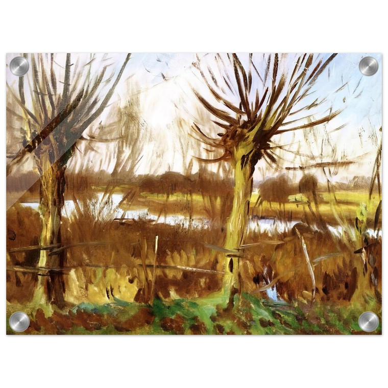 John Singer Sargent  Landscape with trees CalcotontheThames Acrylic Print