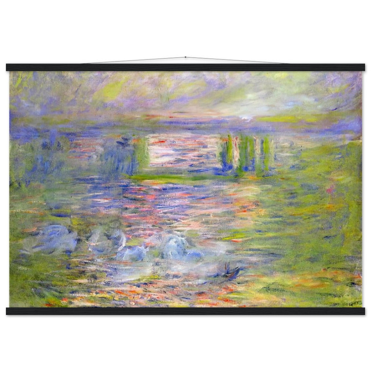claude monet Charing Cross Bridge 2 Matte Paper Poster with Hanger
