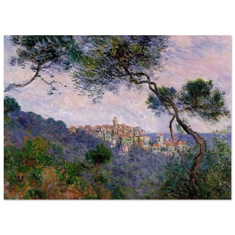 claude monet  Bordighera Italy Fine Art Poster / Art Print