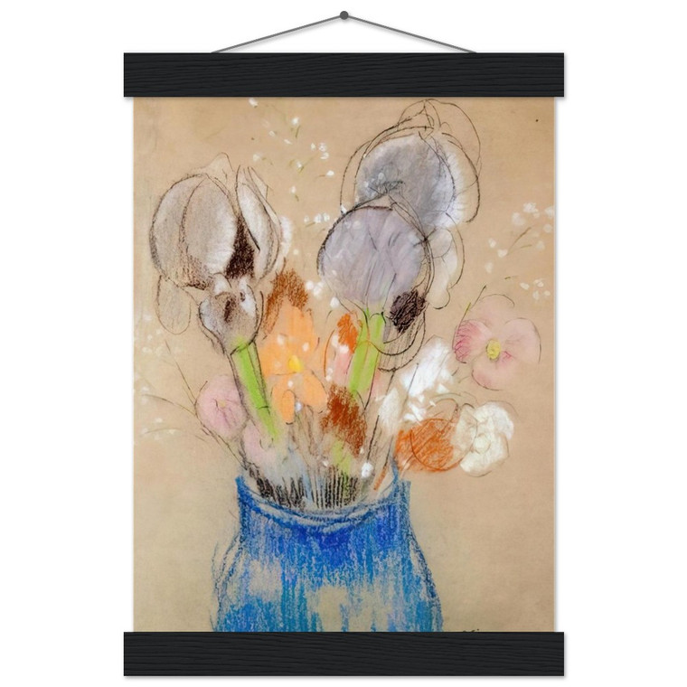 Odilon Redon  BOUQUET OF FLOWERS 4 Museum-Quality Matte Paper Poster with Hanger