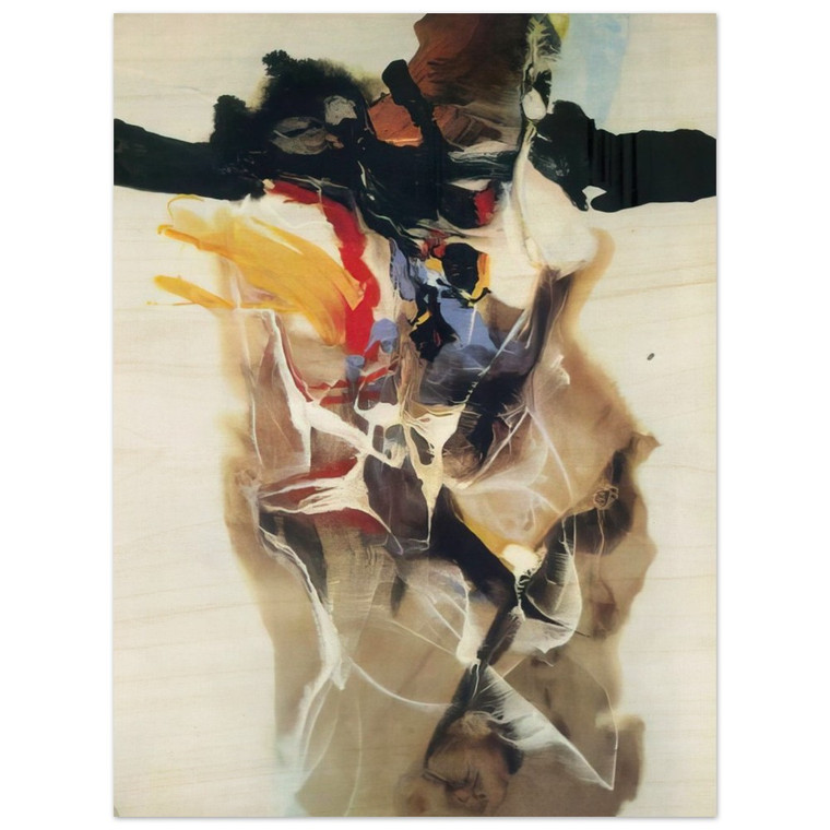 Paul Jenkins  Phenomena High Octane  1960 Wood Print