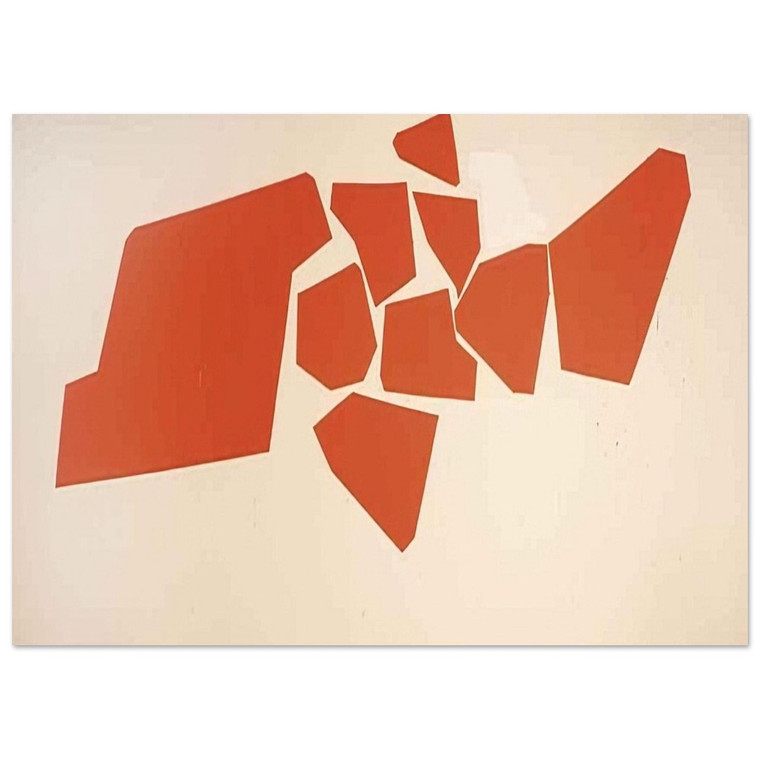 Robert Goodnough  Large Fragemented Shapes  1968 Fine Art Poster / Art Print