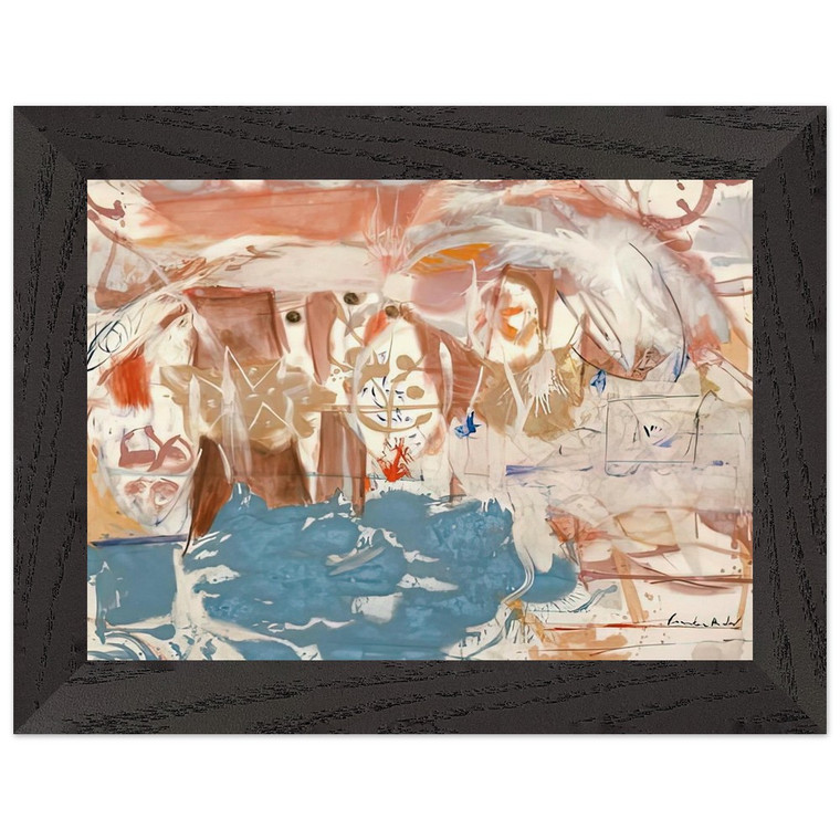 Helen Frankenthaler Dawn After the Storm 1957 Premium Framed Art Print