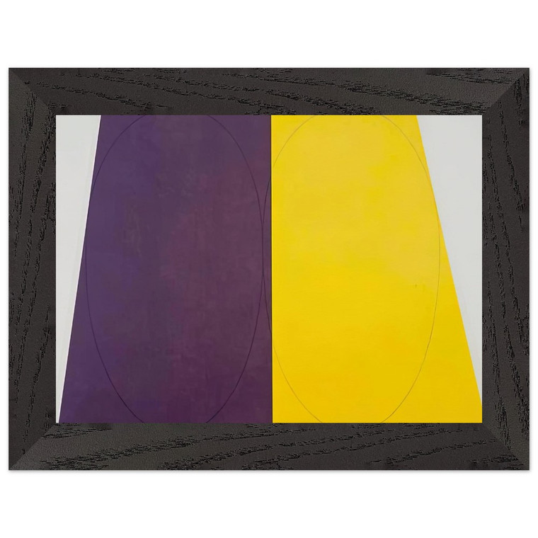 Robert Mangold PLANE FIGURE SERIES D DOUBLE PANEL 1993 Premium Wood Frame Print