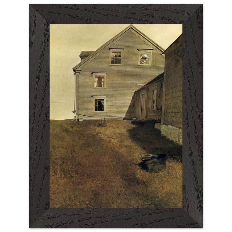 Andrew Wyeth  WEATHERSIDE Premium Wooden Framed Art Print / Poster
