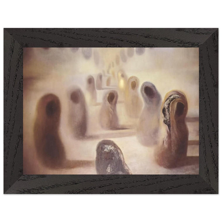 Salvador Dali DESOXYRIBONUCLEIC ACID ARABS Wooden Framed Art Print Poster