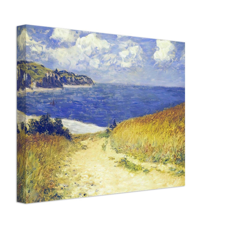 claude monet  Alley near Pourville Canvas