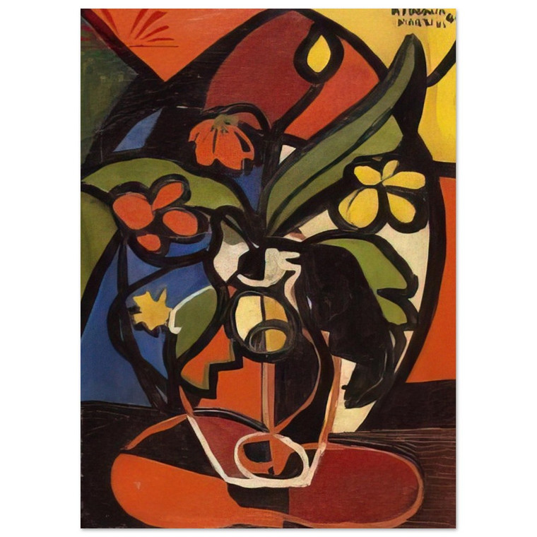 Aldemir Martins  Vase of Flowers  1949 Fine Art Poster / Art Print