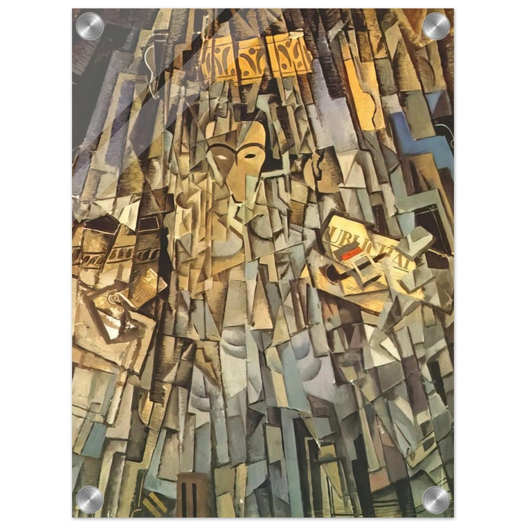 Salvador Dali  CUBIST SELF PORTRAIT Acrylic Print