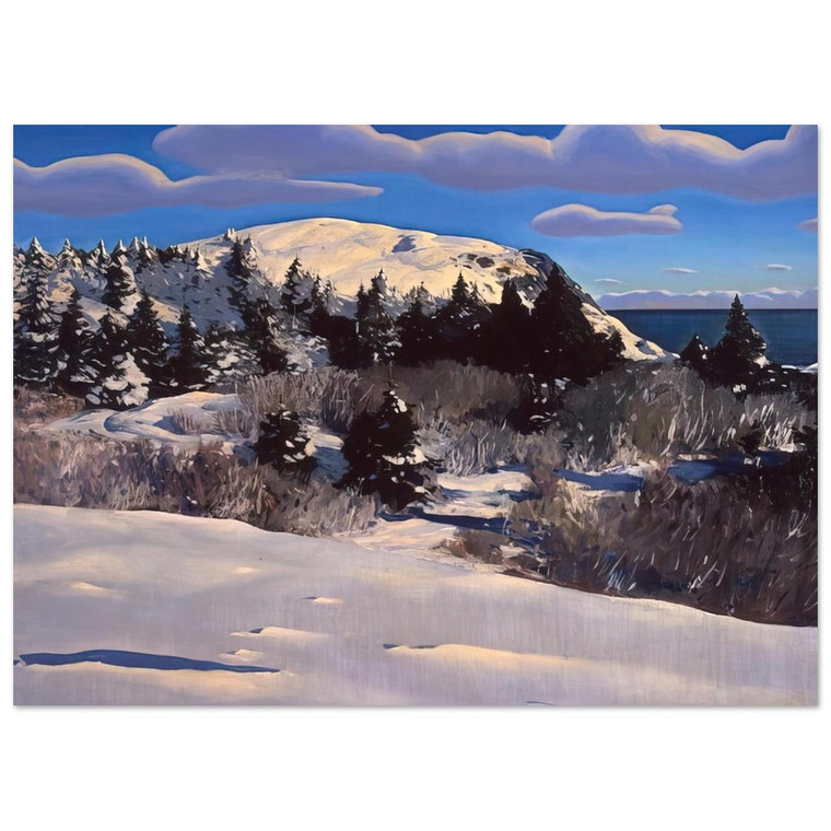 Rockwell Kent  Maine Headland Winter Fine Art Poster / Art Print