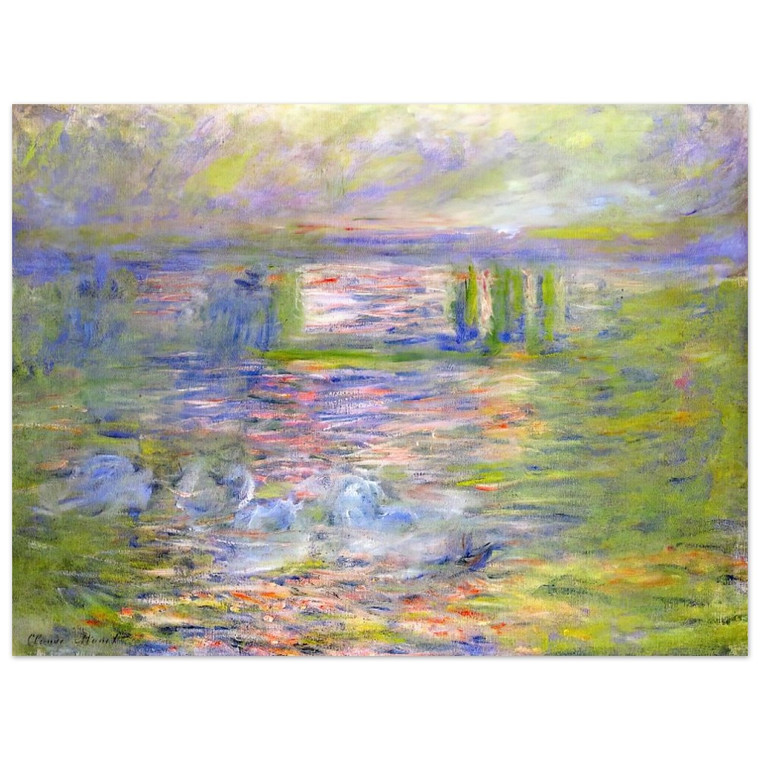 claude monet  Charing Cross Bridge 2 Aluminum Print