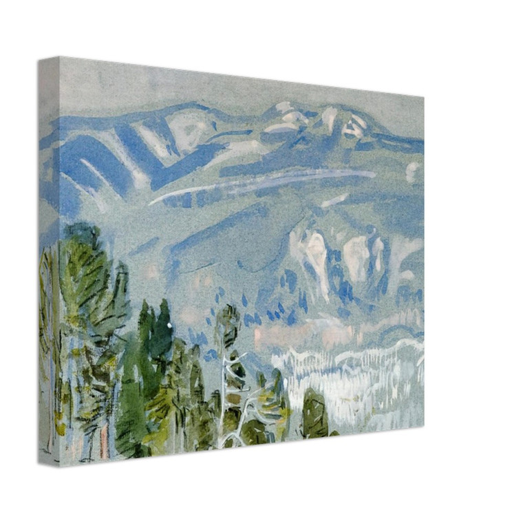 Childe Hassam  Looking towards Mount Adams from Mount Hood Canvas