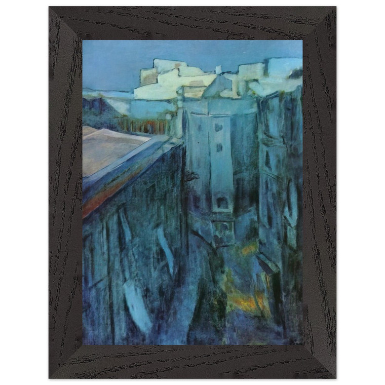 Pablo Picasso Dawn at Riera de Sant Joan Wooden Framed Art Print Poster