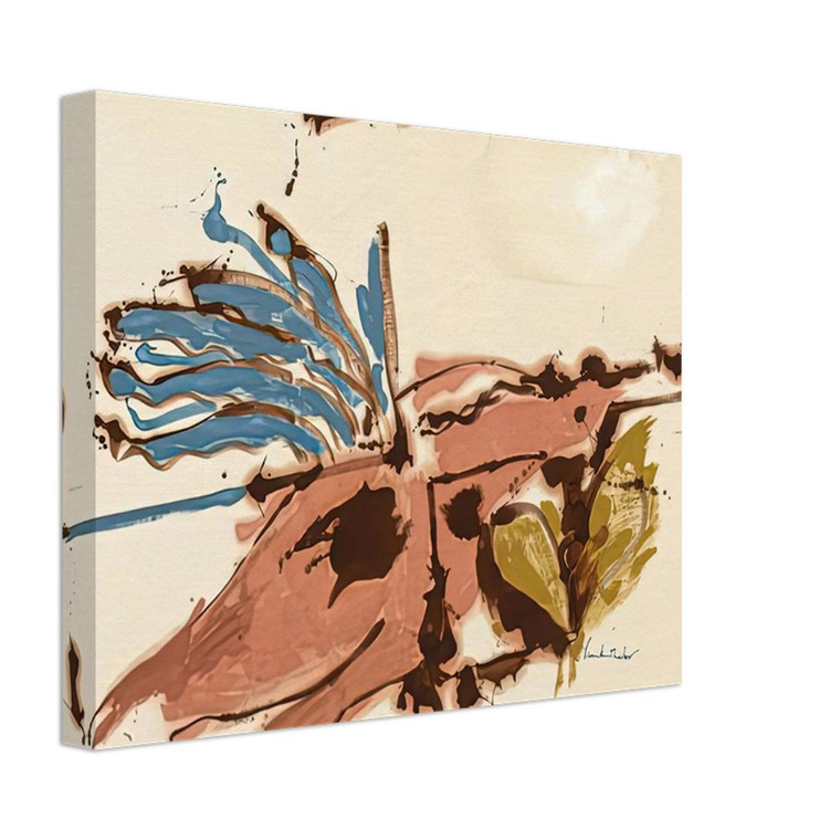 Helen Frankenthaler  Pink Bird Figure I 1961 Canvas