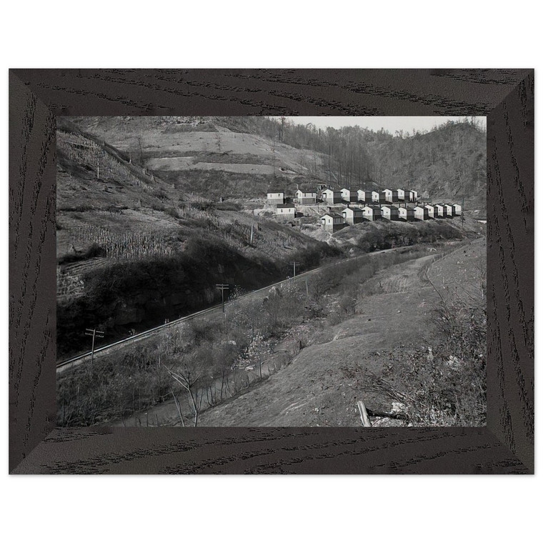 Ben Shahn Coal Town Jenkins 1935 Premium Wooden Framed Art Print / Poster