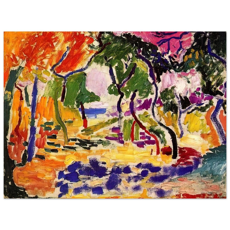 Henri Matisse  COUNTRYSIDE AT COLLIOURE 1905 Aluminum Print