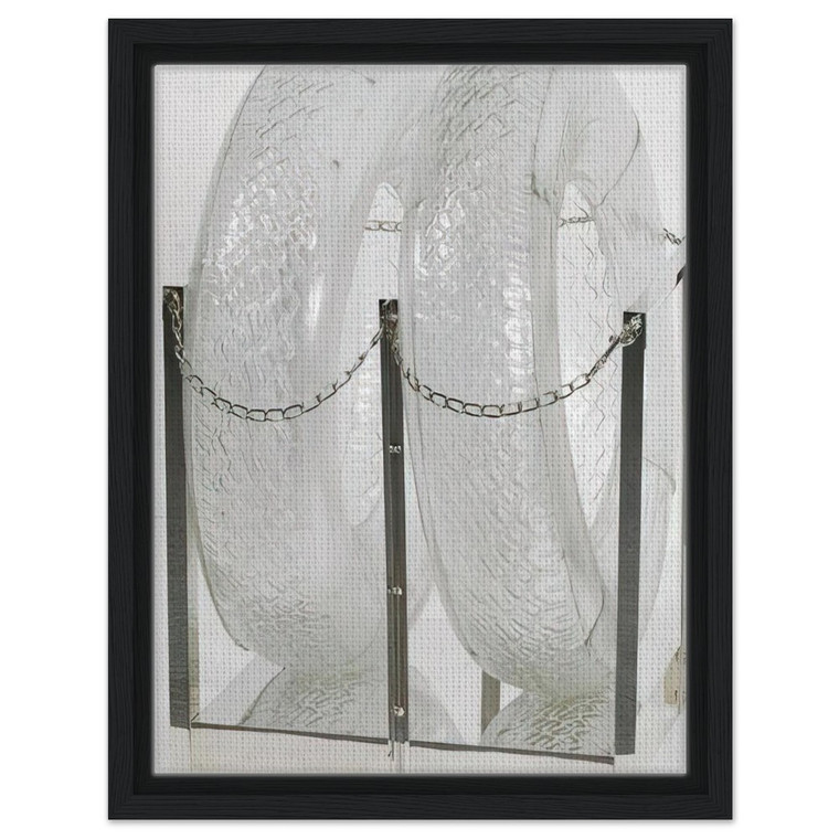 Robert Rauschenberg  UNTITLED GLASS TIRES 1997 Framed Canvas