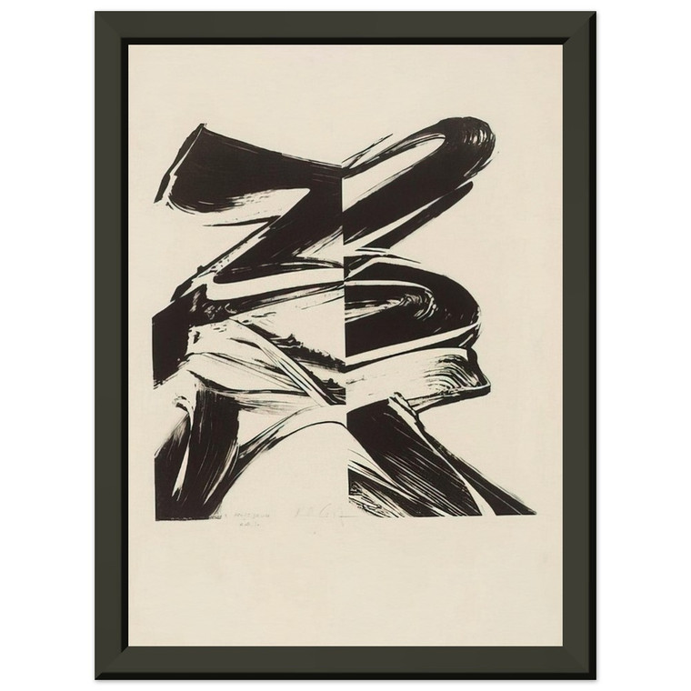 Karl Otto Gotz Untitled From a Laugh without Mouth Metal Framed Art Print