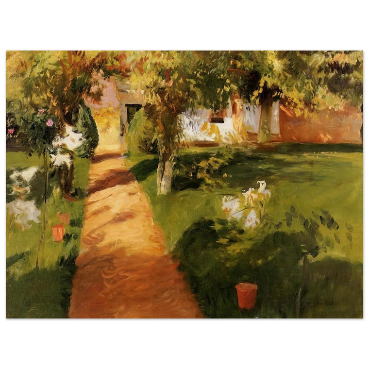 John Singer Sargent  Millets Garden Wood Print