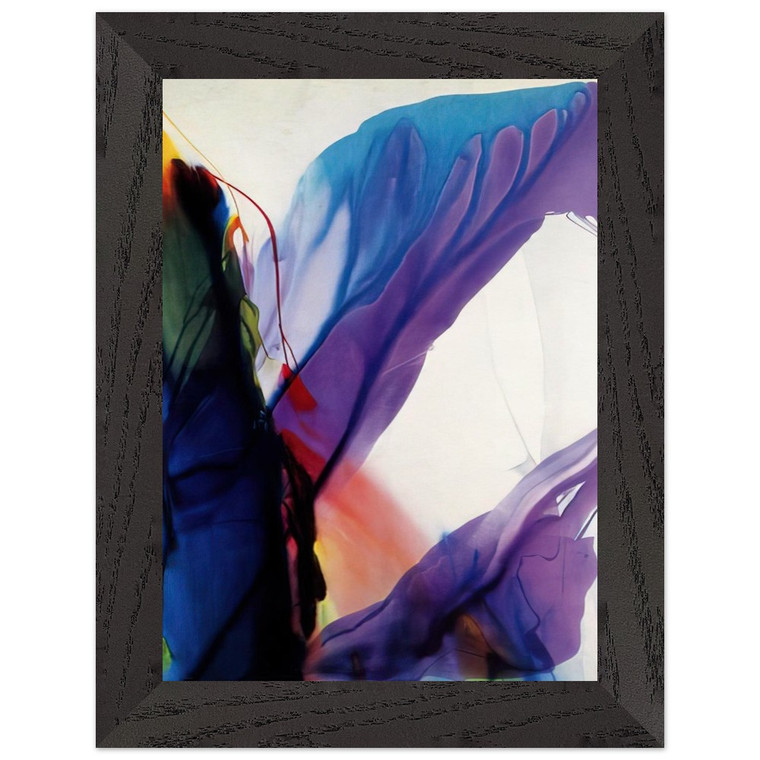 Paul Jenkins  Phenomena Yonder Near Premium Wooden Framed Art Print / Poster