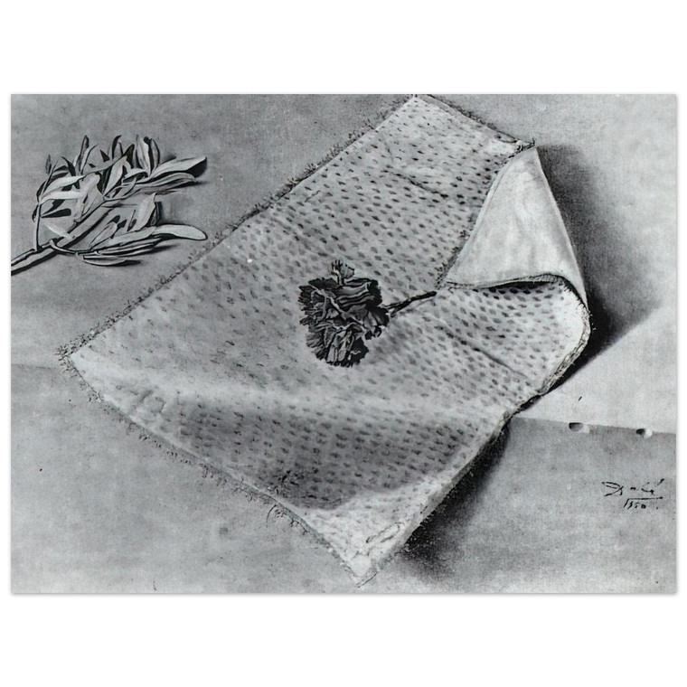 Salvador Dali  CARNATION AND CLOTH OF GOLD Aluminum Print