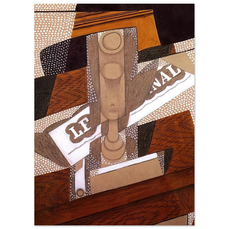 Juan Gris  THE PIPE 1916 Fine Art Poster / Art Print