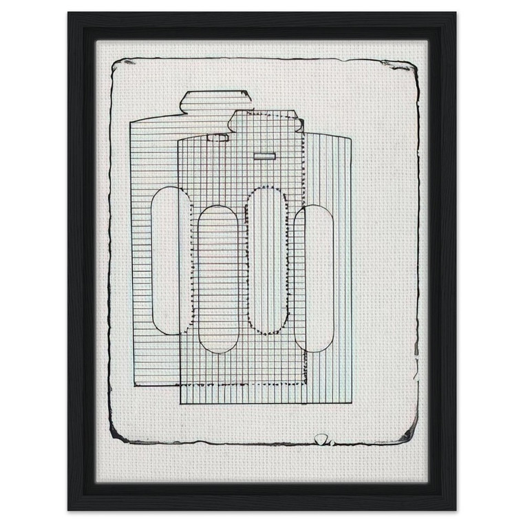 Dieter Roth  Hemdenstein  1971 Framed Canvas