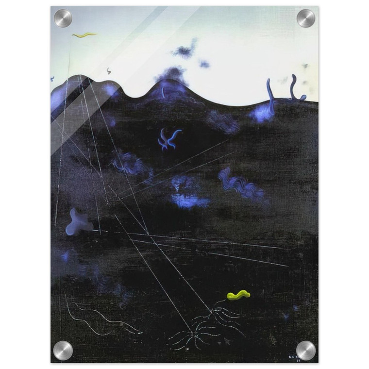 Yves Tanguy  Blue Bed Acrylic Print