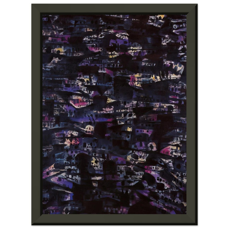 Alfred Manessier  Favellas III  1980 Premium Metal Framed Art Print / Poster