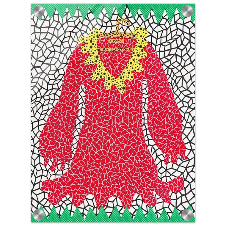 Yayoi Kusama  DRESS 1982 Acrylic Print
