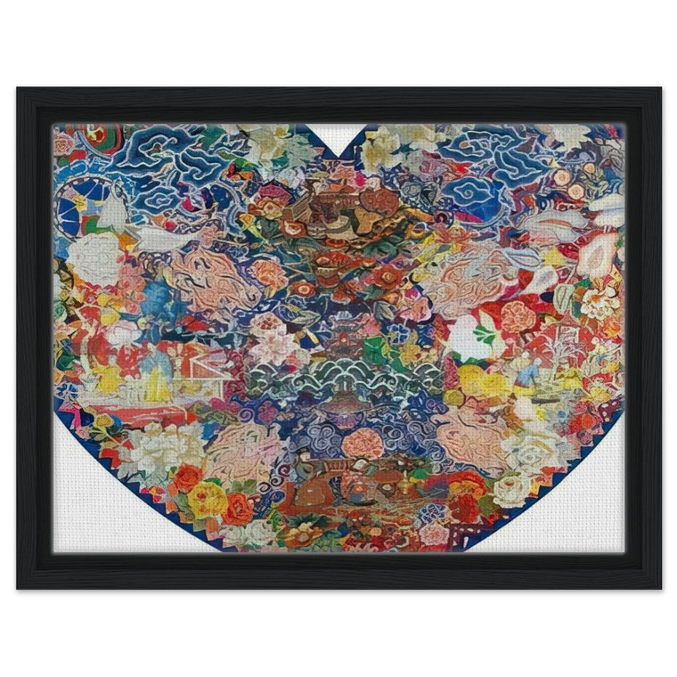 Miriam Schapiro  Pagoda  1982 Framed Canvas