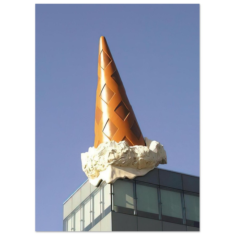 Claes Oldenburg DROPPED CONE COLLABORATION WITH VAN BRUGGEN 2001 Print