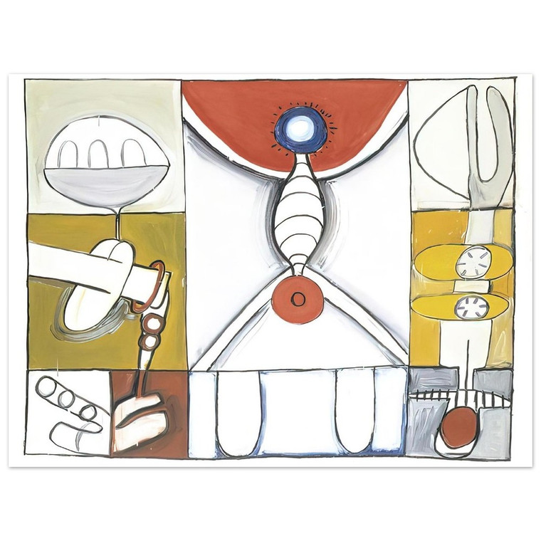 Eva Hesse  UNTITLED 1965 2 Aluminum Print