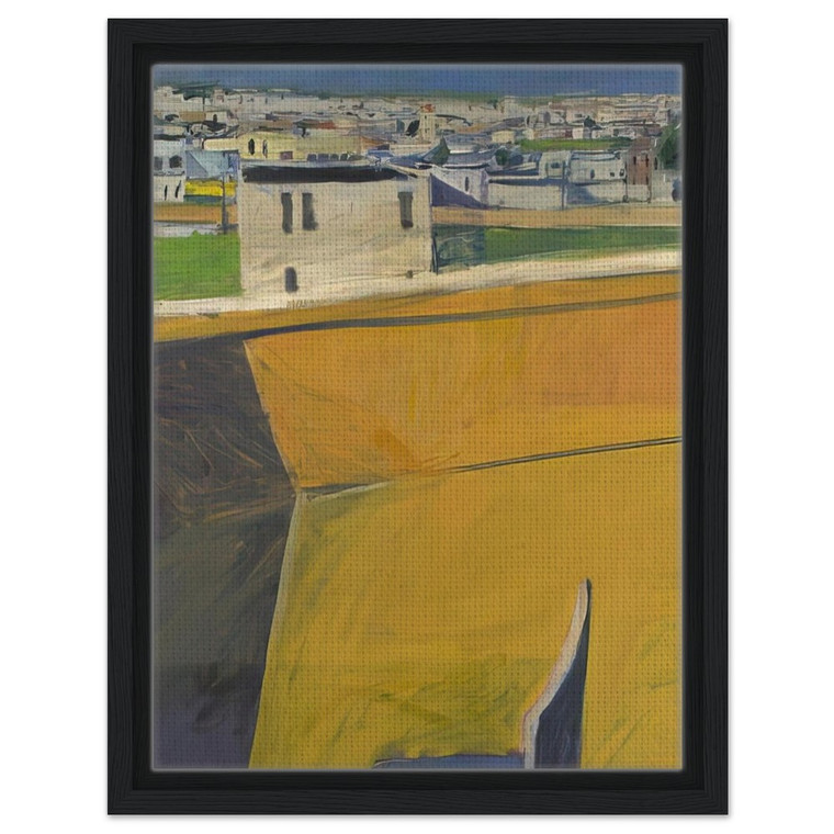 Richard Diebenkorn  Yellow Porch Framed Canvas