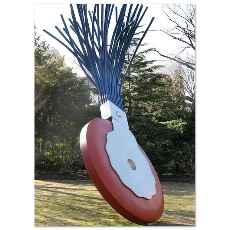 Claes Oldenburg TYPEWRITER ERASER SCALE X Van Bruggen Collab Fine Art Print 1999