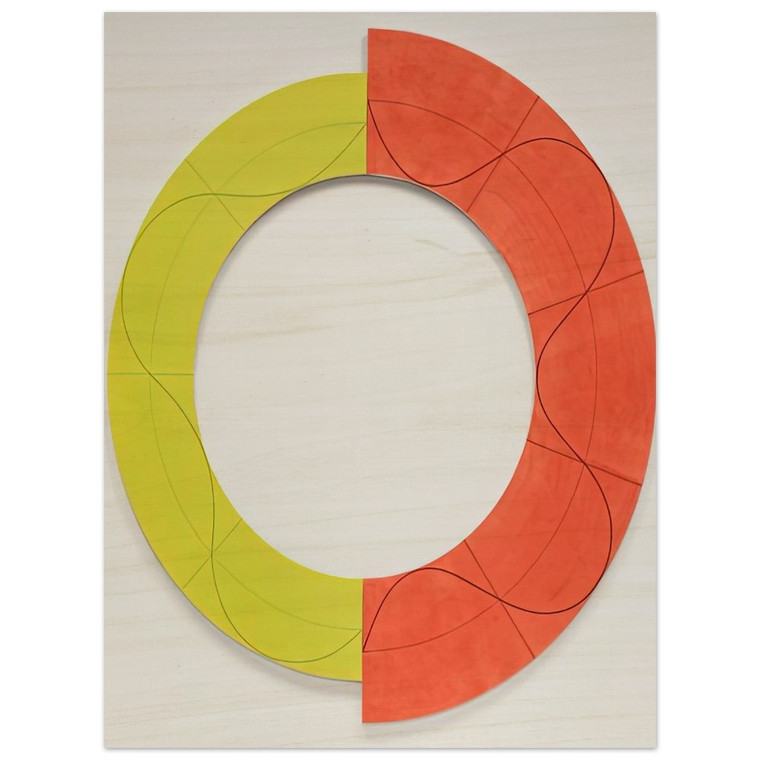 Robert Mangold  SPLIT RING IMAGE 1 2009 Wood Print
