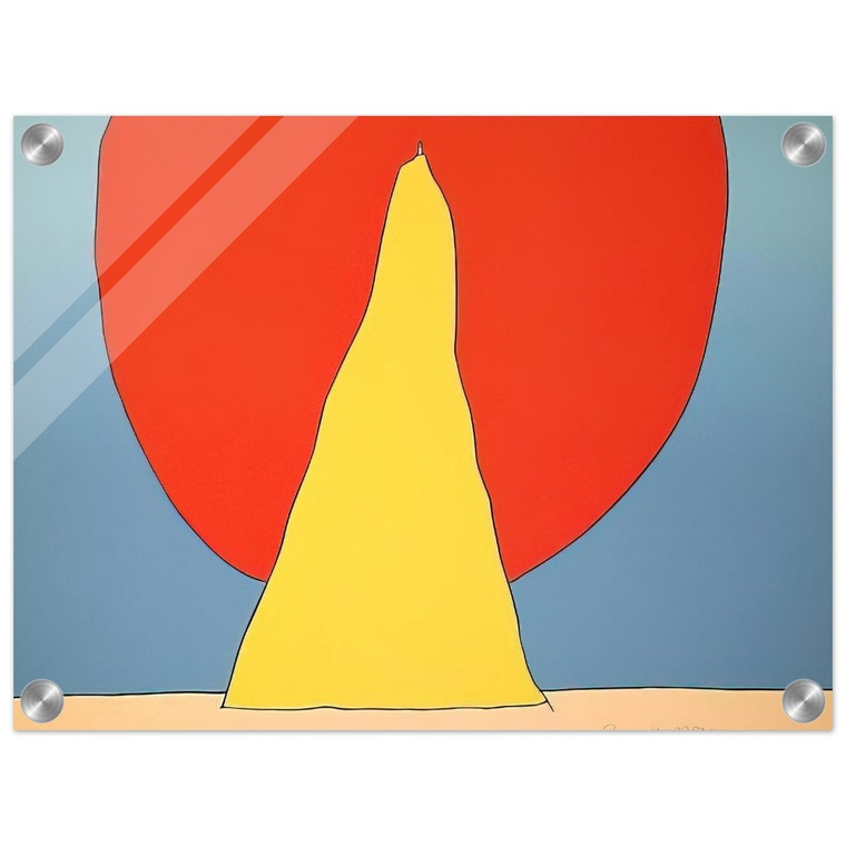 Peter Max  CLOSER TO GOD 1971 Acrylic Print