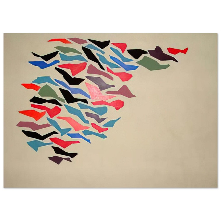 Robert Goodnough  Bright Color Variables  1978 Fine Art Poster / Art Print