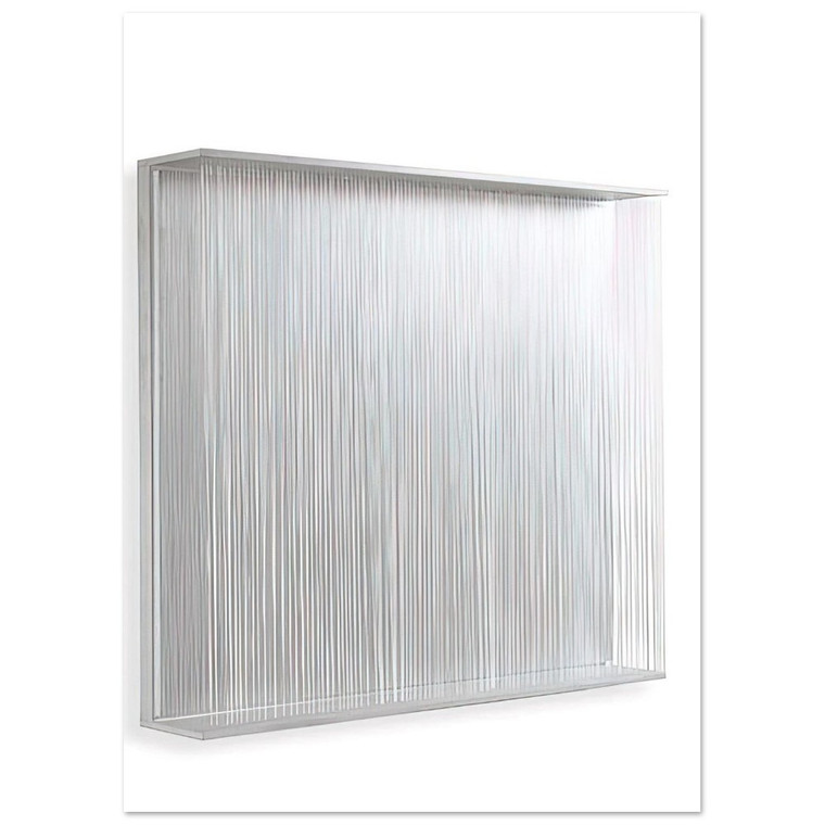 Jesus Rafael Soto  VIBRATION BLANCHE 1995 Fine Art Poster / Art Print