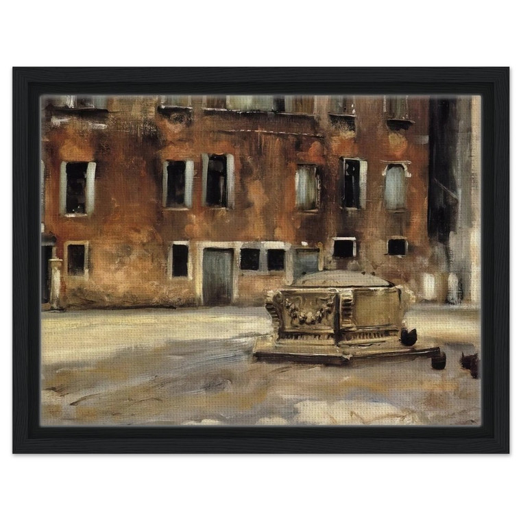 John Singer Sargent  Campo San Agnese Venise Framed Canvas