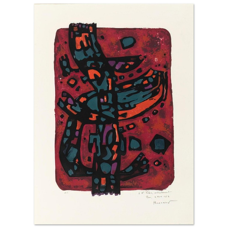 Alfred Manessier  Living Flame  1954 Fine Art Poster / Art Print