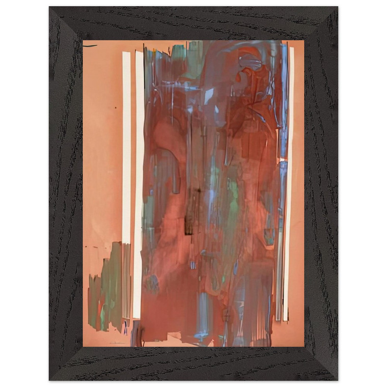 Helen Frankenthaler  Plexus 1976 Premium Wooden Framed Art Print / Poster