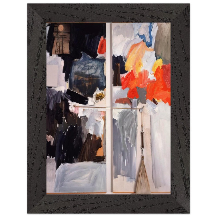 Rauschenberg Studio Painting 1961 Premium Framed Art Print Poster