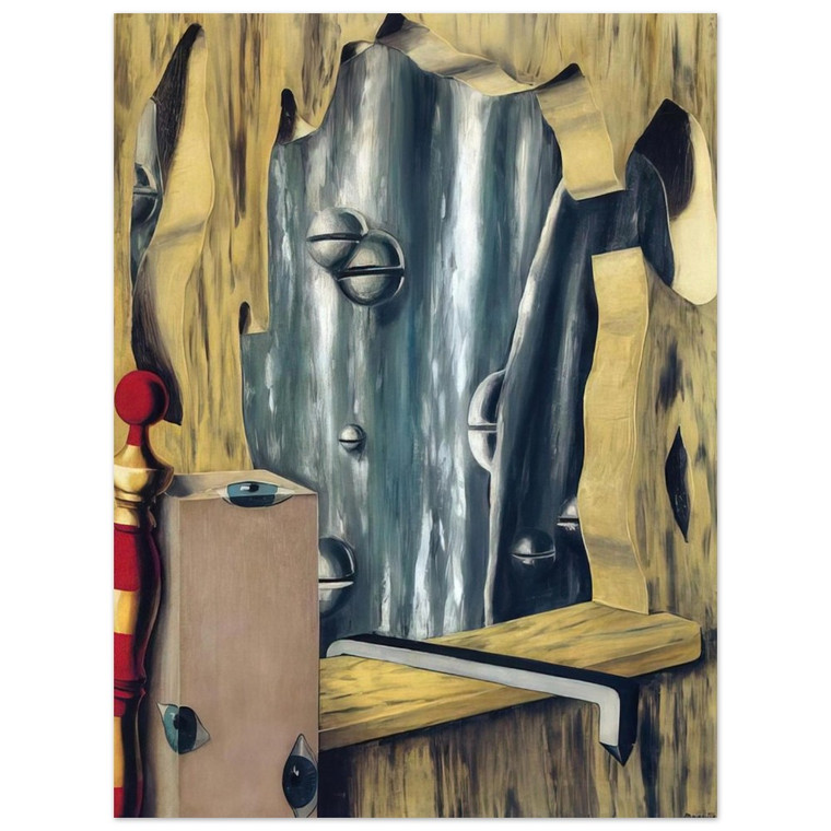 Rene Magritte  THE SILVER GAP 1926 Aluminum Print