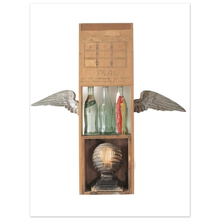 Robert Rauschenberg  COCA COLA PLAN 1958 Aluminum Print