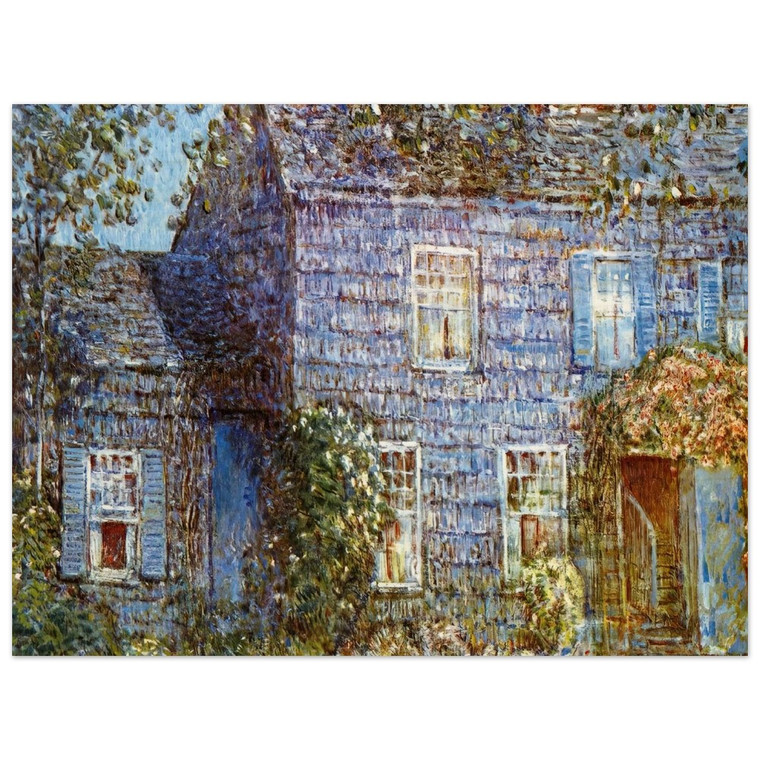 Childe Hassam  Hutchison House Easthampton Wood Print