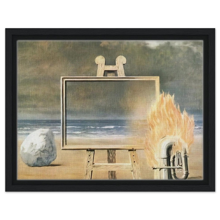 Rene Magritte  THE FAIR CAPTIVE 1947 Framed Canvas
