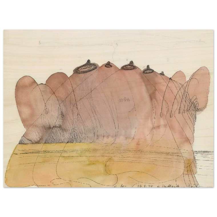 Dieter Roth  Untitled  1974 N1 Wood Print