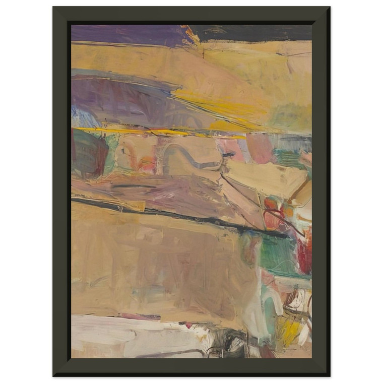 Richard Diebenkorn  Berkeley 54 Premium Metal Framed Art Print / Poster